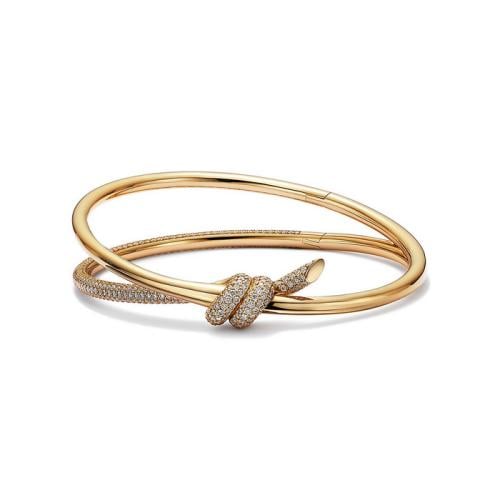 سوار Tiffany Knot المزدوج المتناغمة