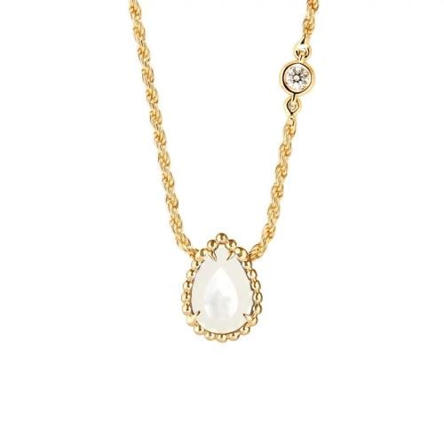 Serpent Bohème necklace with quartz stone