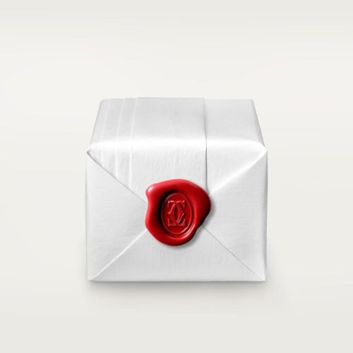 خاتم لوڤ النحيف بألماس كامل وخيارات لون الذهب