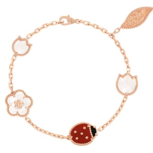 اسوارة lucky spring روز قولد (الدعسوقة)