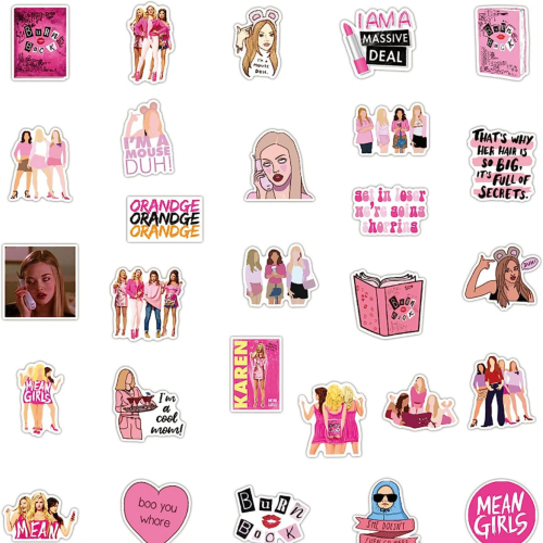 mean girls 100 pieces stickers
