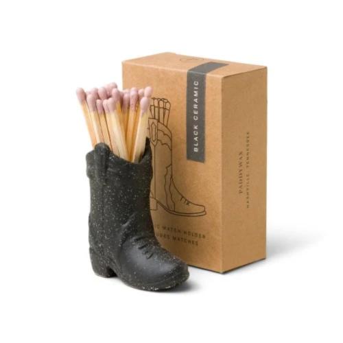 Cowboy Boot Match Holder -black