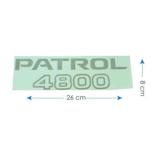 استيكر 4800 باترول ذهبي