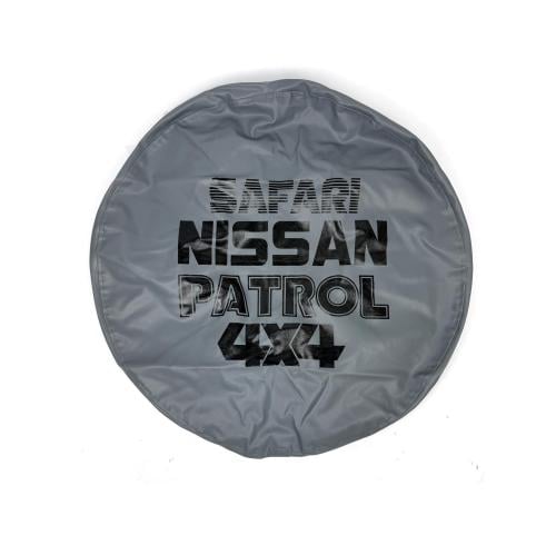 غطاء استبنة نيسان باترول رصاصي