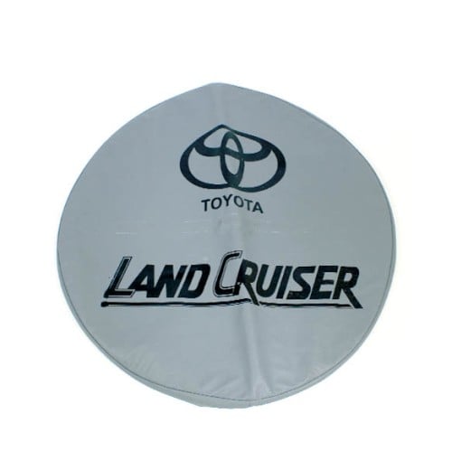 غطاء استبنة لاندكروزر رصاصي