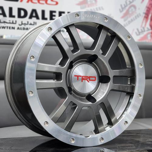 جنوط تي ار دي TRD لاندكروزر + لكزس 5 مسمار مقاس 17