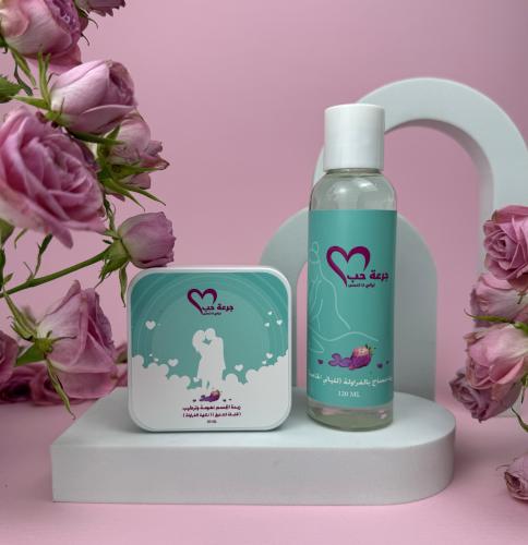 زبده جسم+زيت مساج (فراوله)