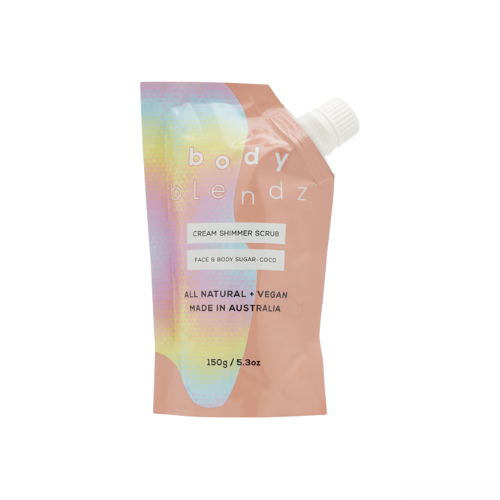 بودي بلندز مقشر كريم لامع للوجه وللجسم 150 جم سكر...