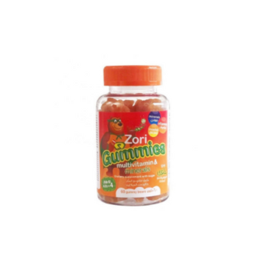 زوري جاميز مكمّل غذائي للأطفال 60 قطعة حلوى