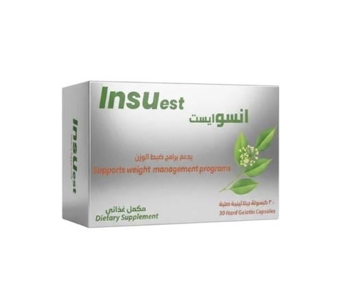 إنسوايست Insuest يدعم ضبط الوزن بمقاومة الانسولين...