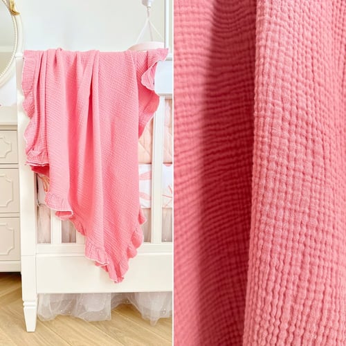 كوفلة مطرزة بالإسم قطن Muslin