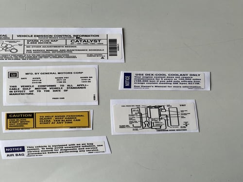 بكج استيكرات كابرس صابونة ٩٥-٩٦ طبق الاصل