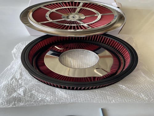 فلتر هواء رياضي للكربريتر ( احمر ) تصنيع حديث الصي...