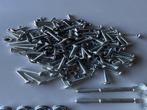 بكج براغي+واشرات+حامي خشب والسلايت للحوض كامل حجم...