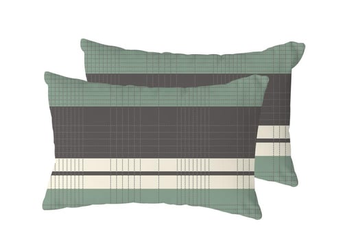 مفرش مضغوط نفرين فاخر 6 قطع - غرين
