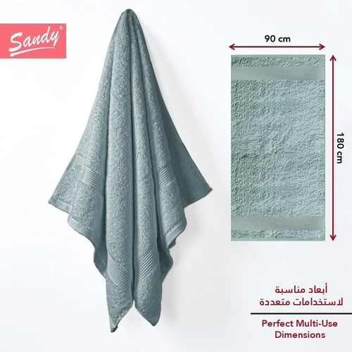 منشفة ساندي قطن 100% | فستقي "كبيرة جدا"