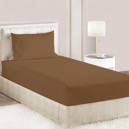 طقم شرشف روز ساده نفر عريض 200x120 سم - متعدد الال...