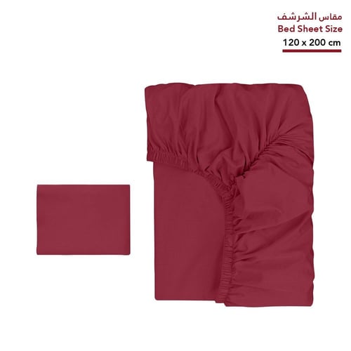 طقم شرشف روز ساده نفر عريض 200x120 سم - عودي