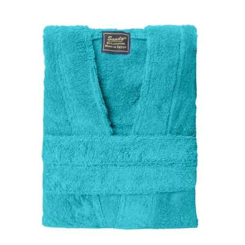 روب حمام ساندي كيمونو قطن 100% - فيروزي