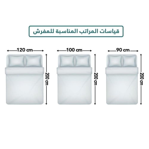 مفرش نفر ونص بحشوة متحركة روز فندقي مقلم - رمادي