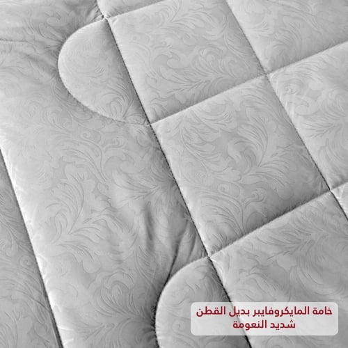 مفرش نفر ونص روز فلوري - رصاصي
