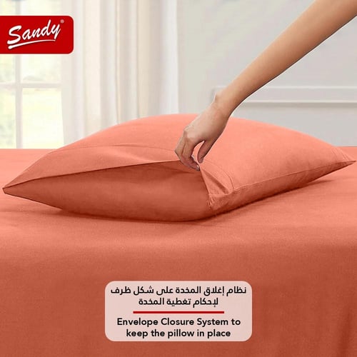 طقم شرشف ساندي ساده نفرين 200×200 سم - طوبي