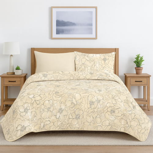 مفرش نفر و نص روز فلوري - انتيك