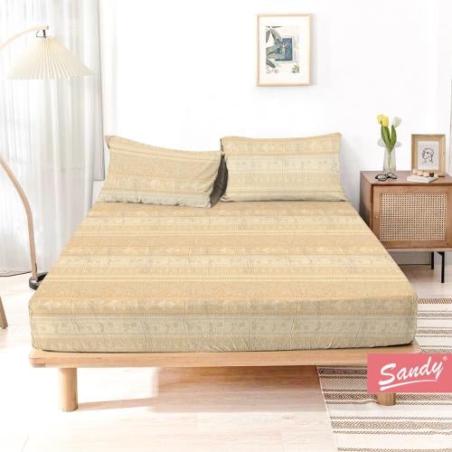 طقم شرشف ساندي مطاط مزدوج 200x200 سم - 1015