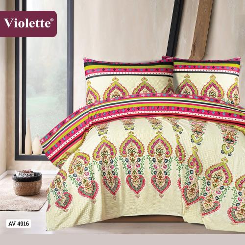 طقم شرشف فيوليت مفرد ونص 3 قطع - 4916