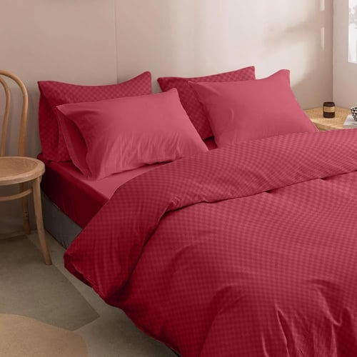 مفرش بحشوة متحركة نفرين جاكار 7 قطع - عودي