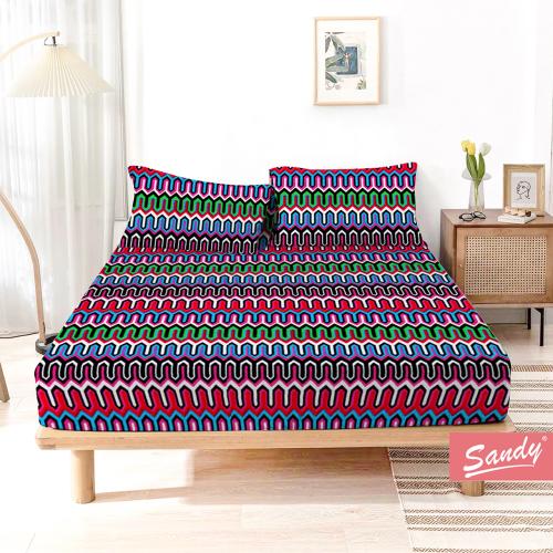 طقم شرشف ساندي مطاط مزدوج 200x200 سم - 885