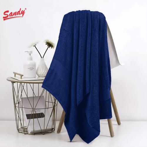 منشفة ساندي قطن 100% | كحلي "وسط"