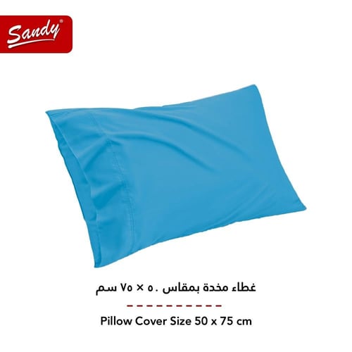 طقم شرشف ساندي ساده مفرد - تركواز