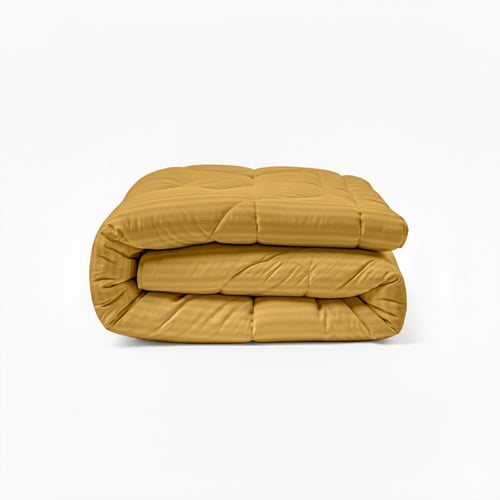 طقم لحاف نفر ونص روز فندقي مقلم - جملي