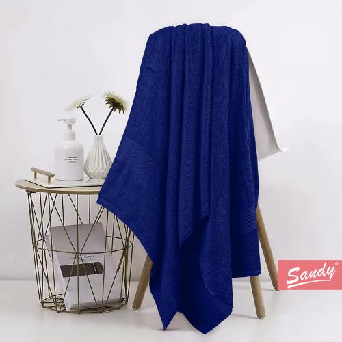 منشفة ساندي قطن 100% | كحلي "كبيرة جدا"