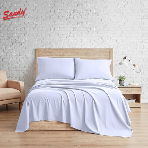 طقم شرشف ساندي ساده نفرين - سماوي