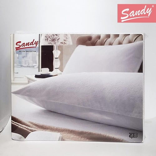 طقم واقي مخدة ساندي لاتيكس ضد البلل 2 قطعة