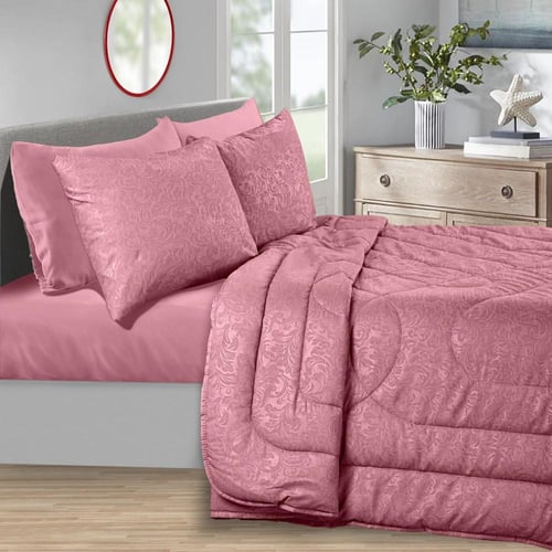 مفرش نفرين فلوري 6 قطع - زهري