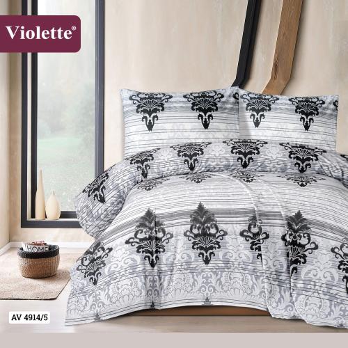 طقم شرشف فيوليت مفرد ونص 3 قطع - 4914/5