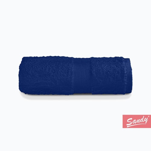 منشفة ساندي قطن 100% | كحلي "كبيرة جدا"