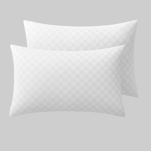 مفرش بحشوة متحركة نفرين جاكار 7 قطع - ابيض