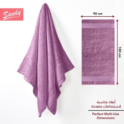 منشفة ساندي قطن 100% | ليلك "كبيرة جدا"