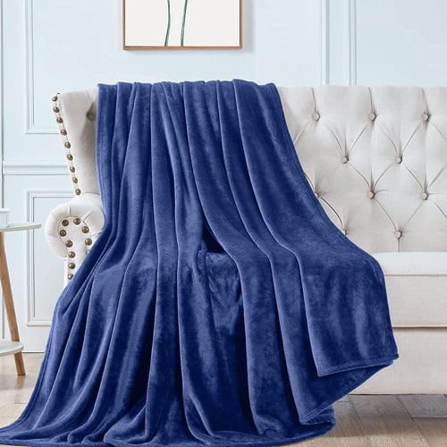 بطانية ساندي الناعمة - كحلي | مفرد