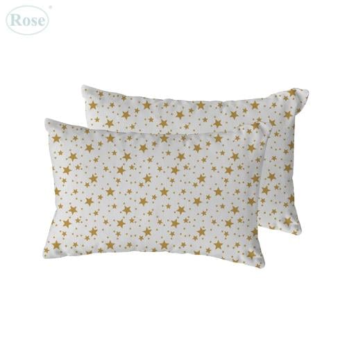 طقم غطاء مخدة فلوري نجوم 2 قطعة - متعدد الألوان