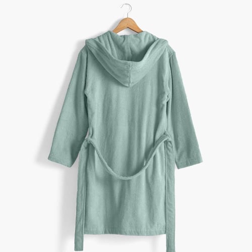 روب حمام ساندي هودي قطن 100% - فستقي