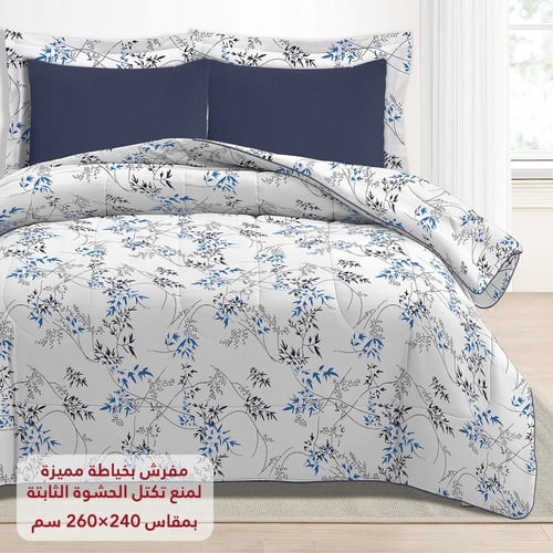 مفرش نفرين فلوري 8 قطع - جاسمين