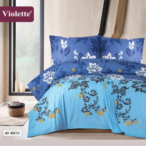 طقم شرشف فيوليت مفرد ونص 3 قطع - 4917/1