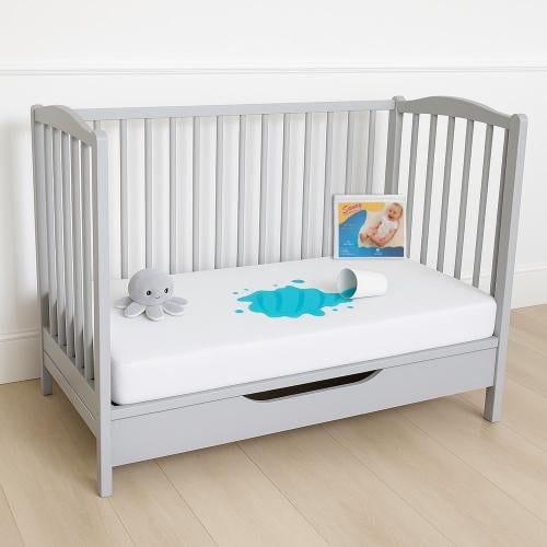 واقي مرتبة أطفال ساندي لاتيكس ضد البلل 60×120 سم