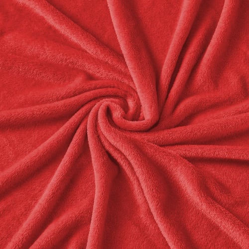 بطانية ساندي الناعمة - احمر | مزدوج