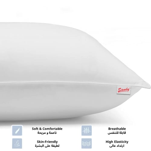 مخدات ساندي القطنية لاكجري | luxury - طقم 2 قطعة